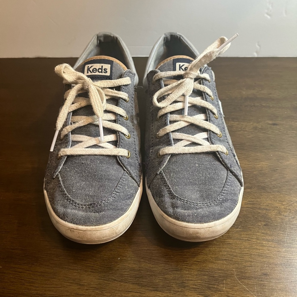 Keds Charcoal Lace-Up Sneakers